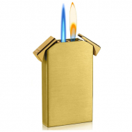Duet Lighter (torch & soft flame combo) Gold